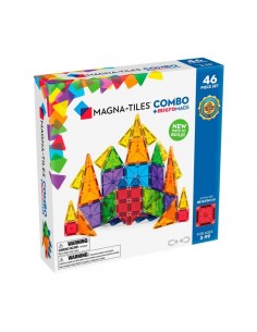Magna Tiles COMBO + microMAGS Set 46 Piezas