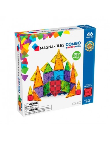 Magna Tiles COMBO + microMAGS Set 46...