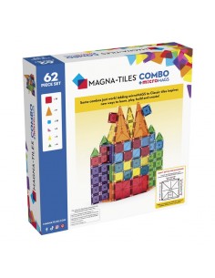 Magna Tiles COMBO + microMAGS Set 62 Piezas 2