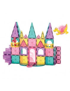 Magna Tiles + MicroMAGS Castillo Set 48 Piezas 2