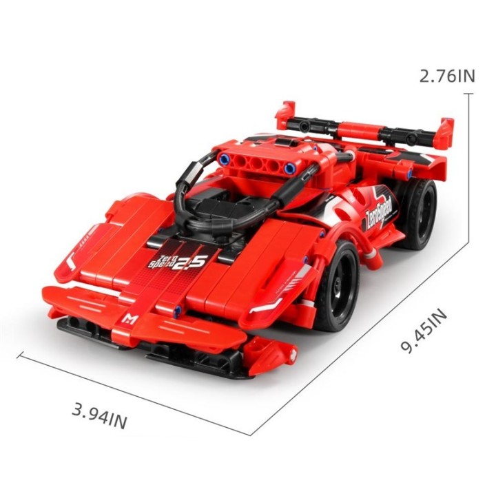 iMMaster Coche de Carreras Radio Control 2 en 1 - 341 Piezas