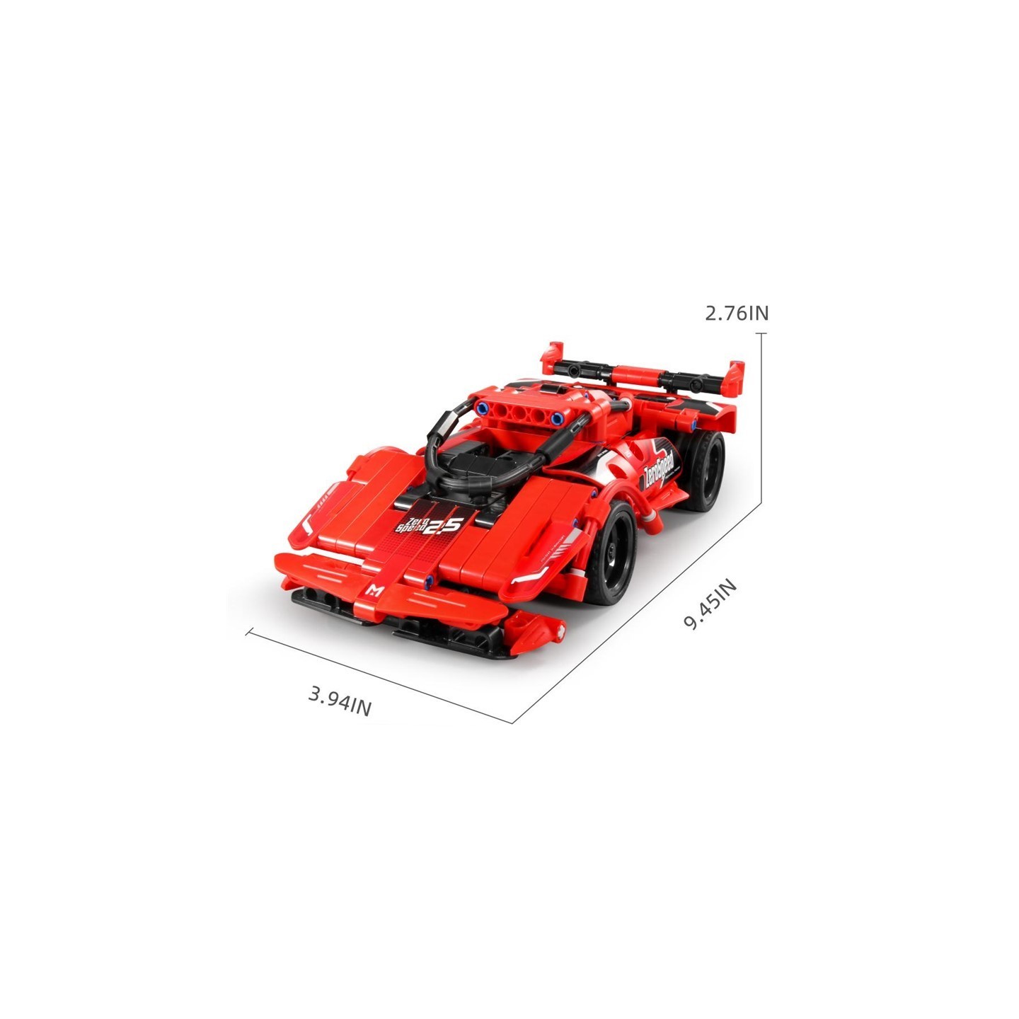iMMaster Coche de Carreras Radio Control 2 en 1 - 341 Piezas