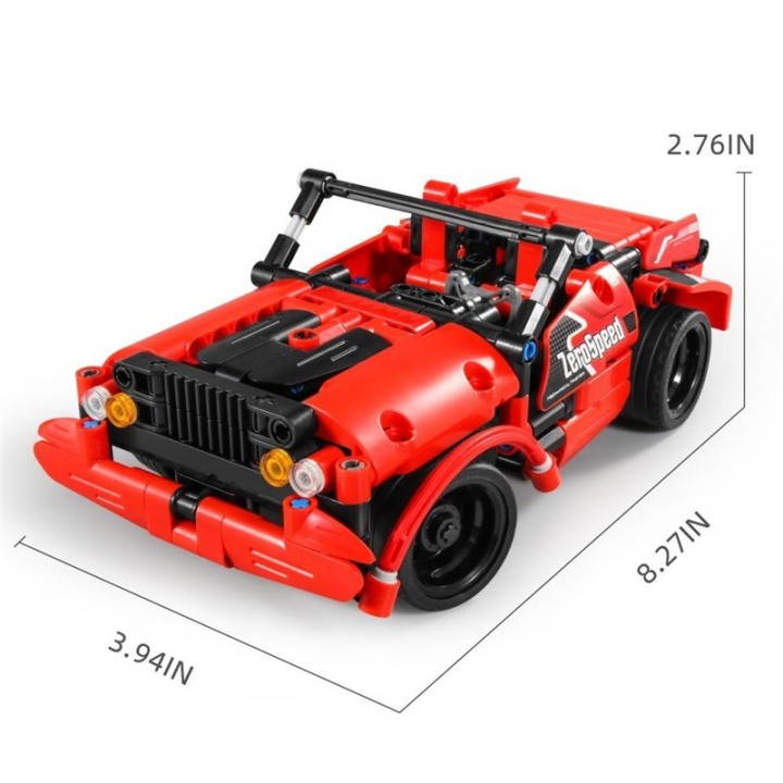 iMMaster Coche de Carreras Radio Control 2 en 1 - 341 Piezas