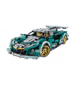 iMMaster Coche Radio Control Verde Mar - 450 Piezas 2