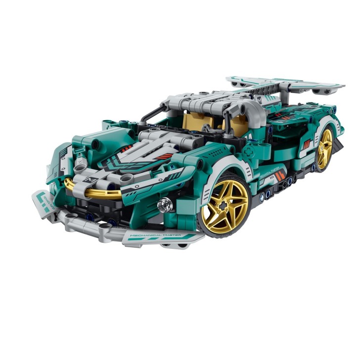 iMMaster Coche Radio Control Verde Mar - 450 Piezas