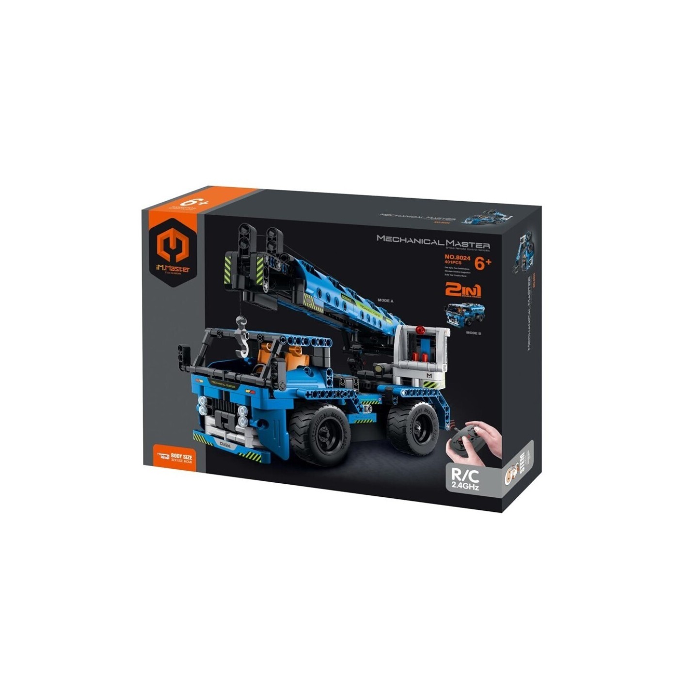 iMMAster Grúa Radio Control 2 en 1 - 401 Piezas