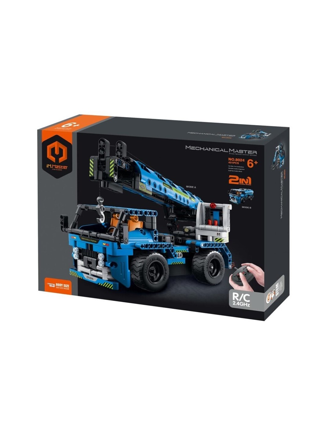 iMMAster Grúa Radio Control 2 en 1 - 401 Piezas
