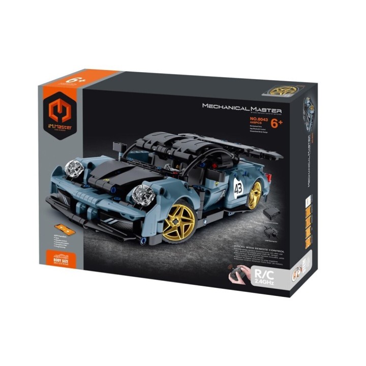iMMaster Coche Radio Control Azul - 449 Piezas
