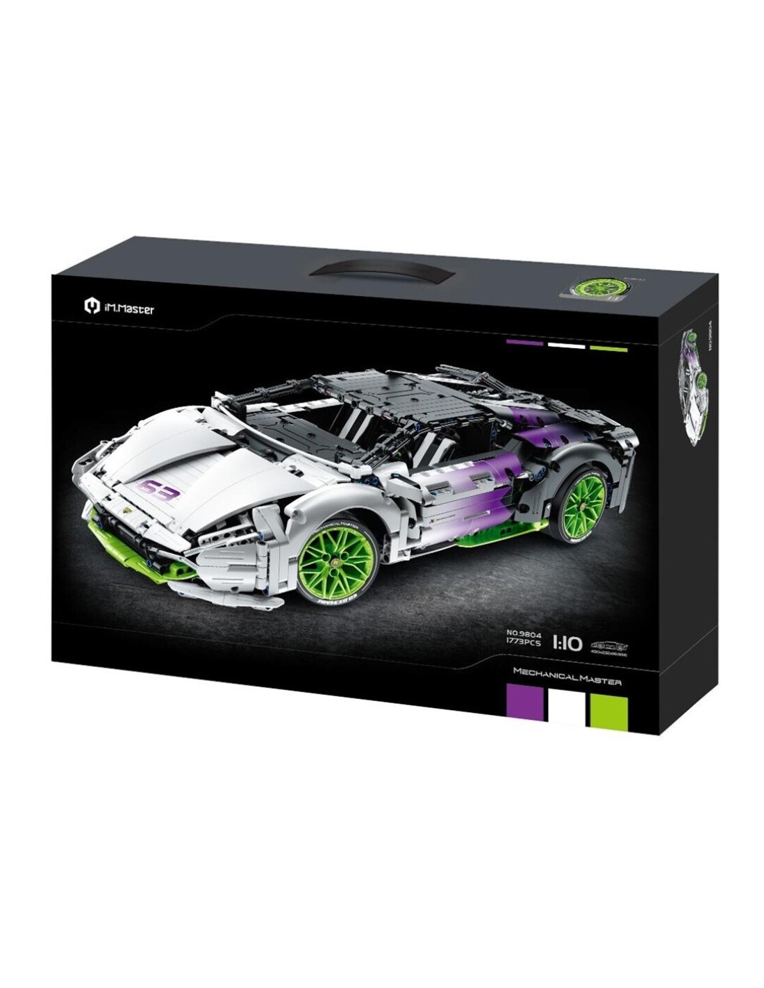 iMMaster Coche Deportivo Camaleón Radio Control - 1773 Piezas