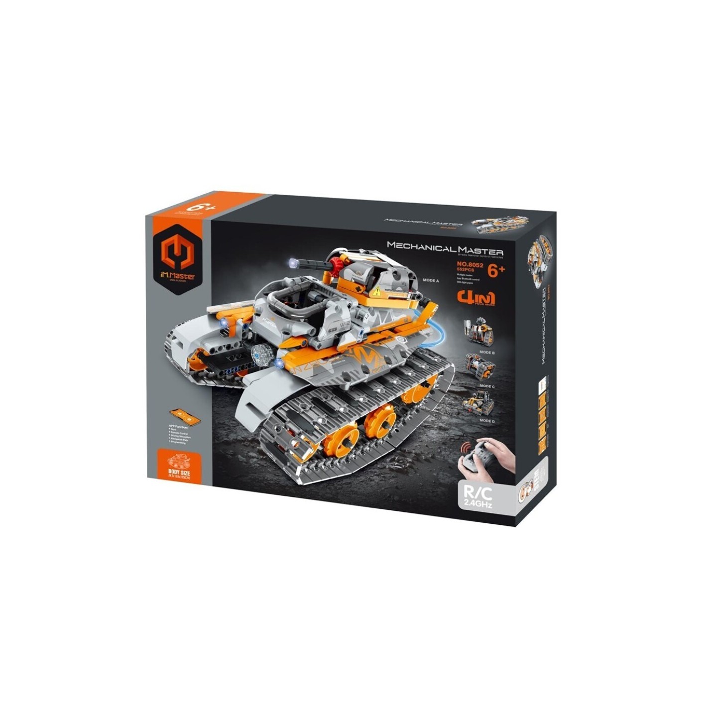 iMMaster Construcción Transformer Radio Control 4 en 1 - 552 Piezas