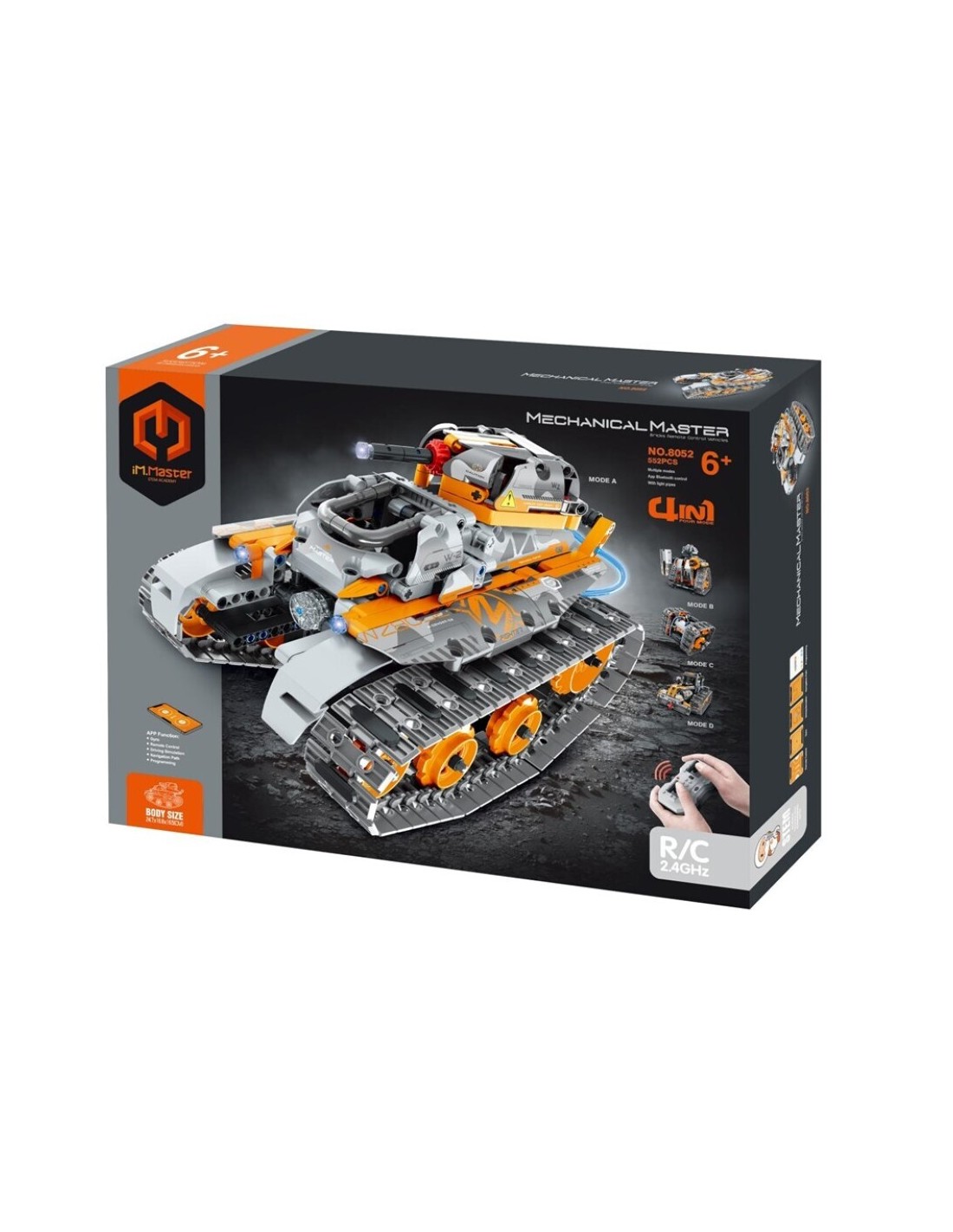 iMMaster Construcción Transformer Radio Control 4 en 1 - 552 Piezas
