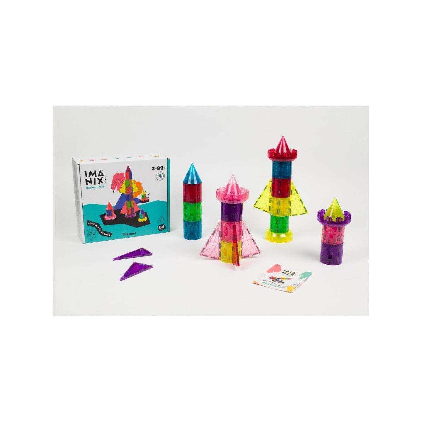 Imanix Rocket Castle 64 Piezas