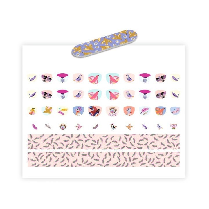 Adhesivos para uñas - Plumas