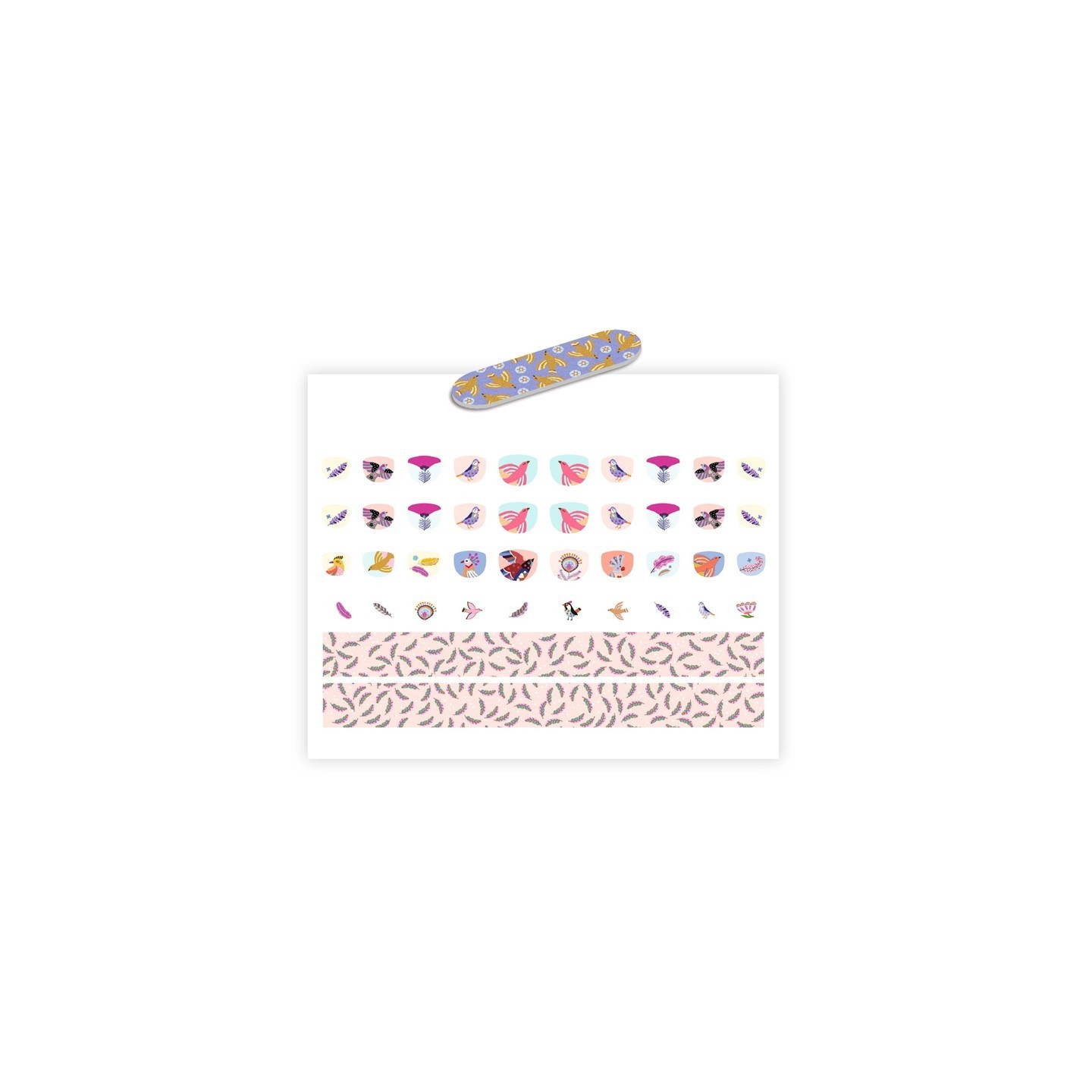 Adhesivos para uñas - Plumas