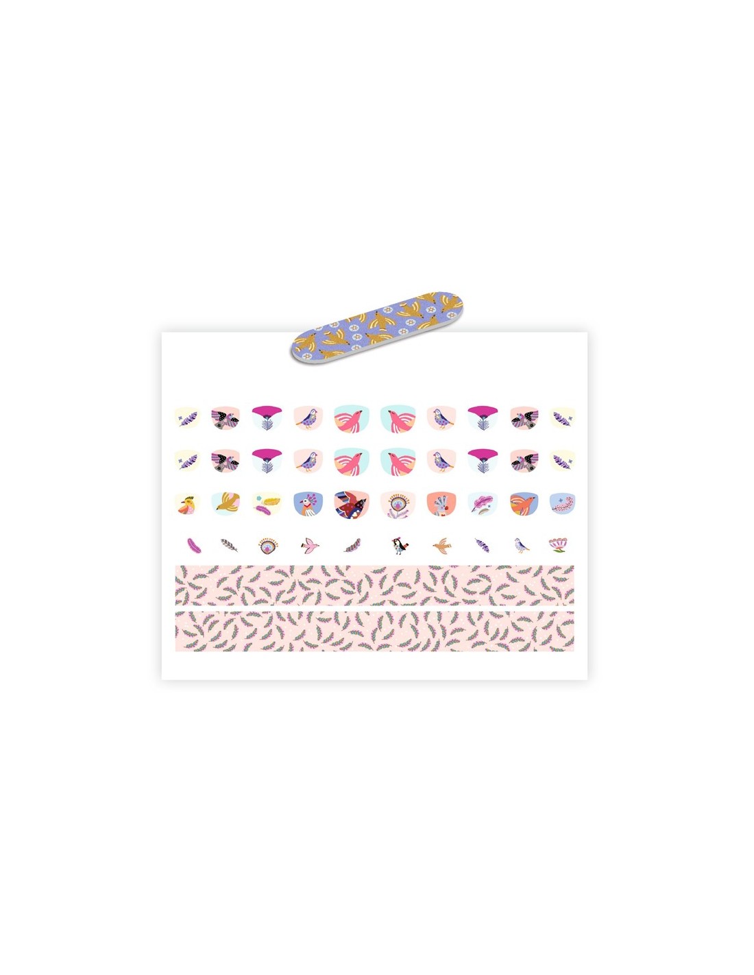Adhesivos para uñas - Plumas