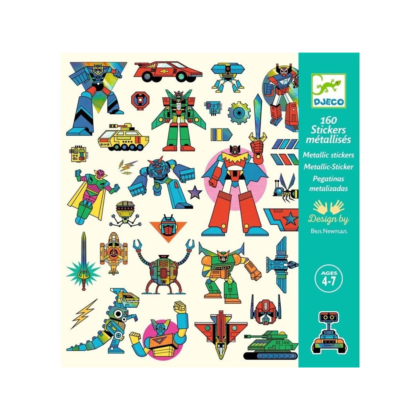 Pegatinas Robots
