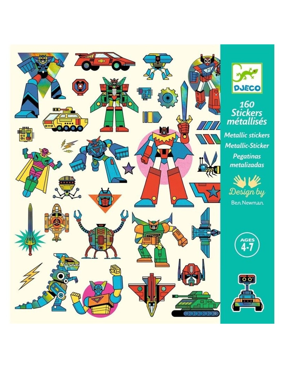 Pegatinas Robots