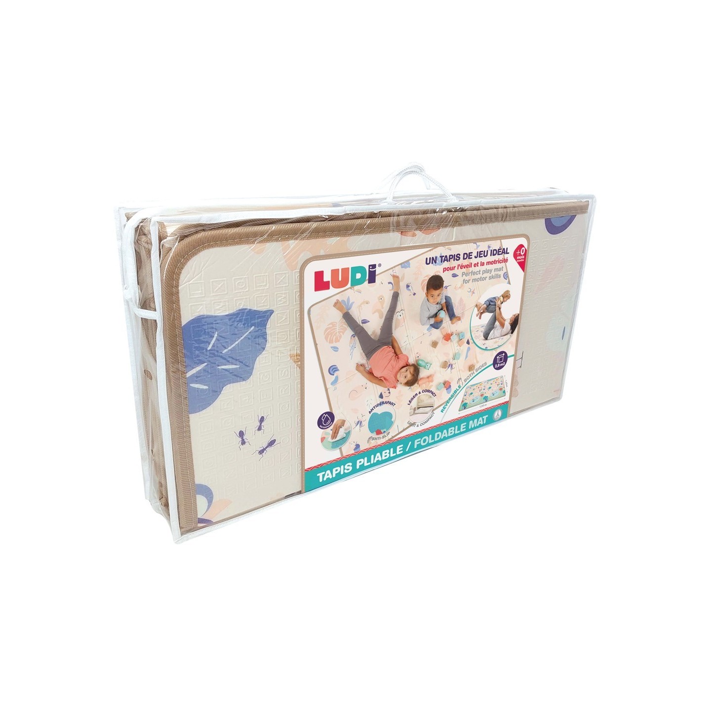 Alfombra de Juegos Plegable Reversible