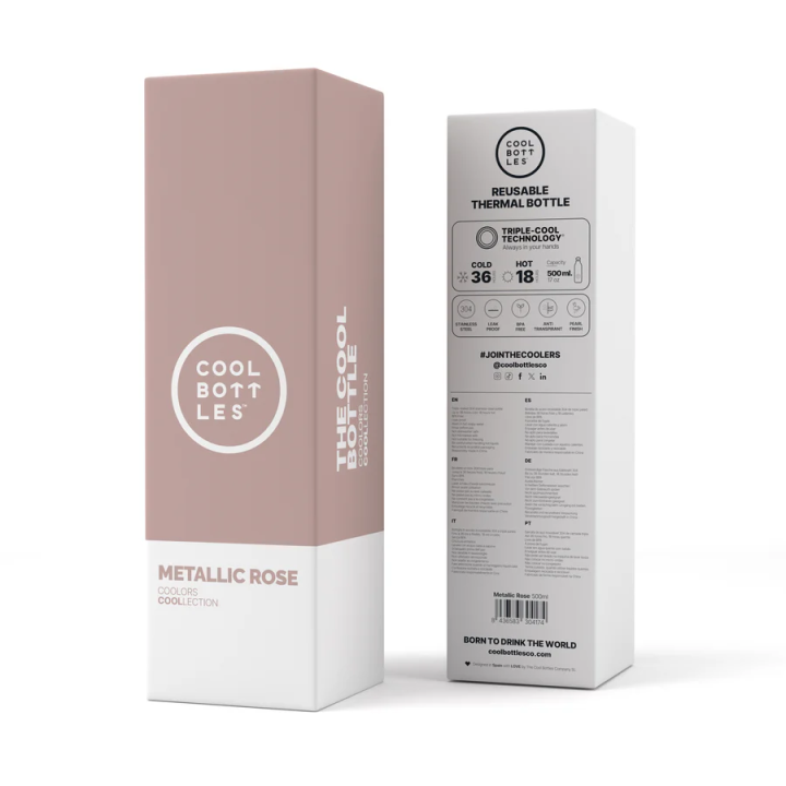 The Bottle  - Metallic Rose 500ml