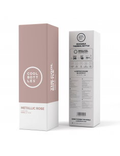 The Bottle  - Metallic Rose 750ml 2