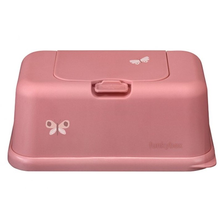 Porta Toallitas Húmedas Funkybox Rosa Mariposa