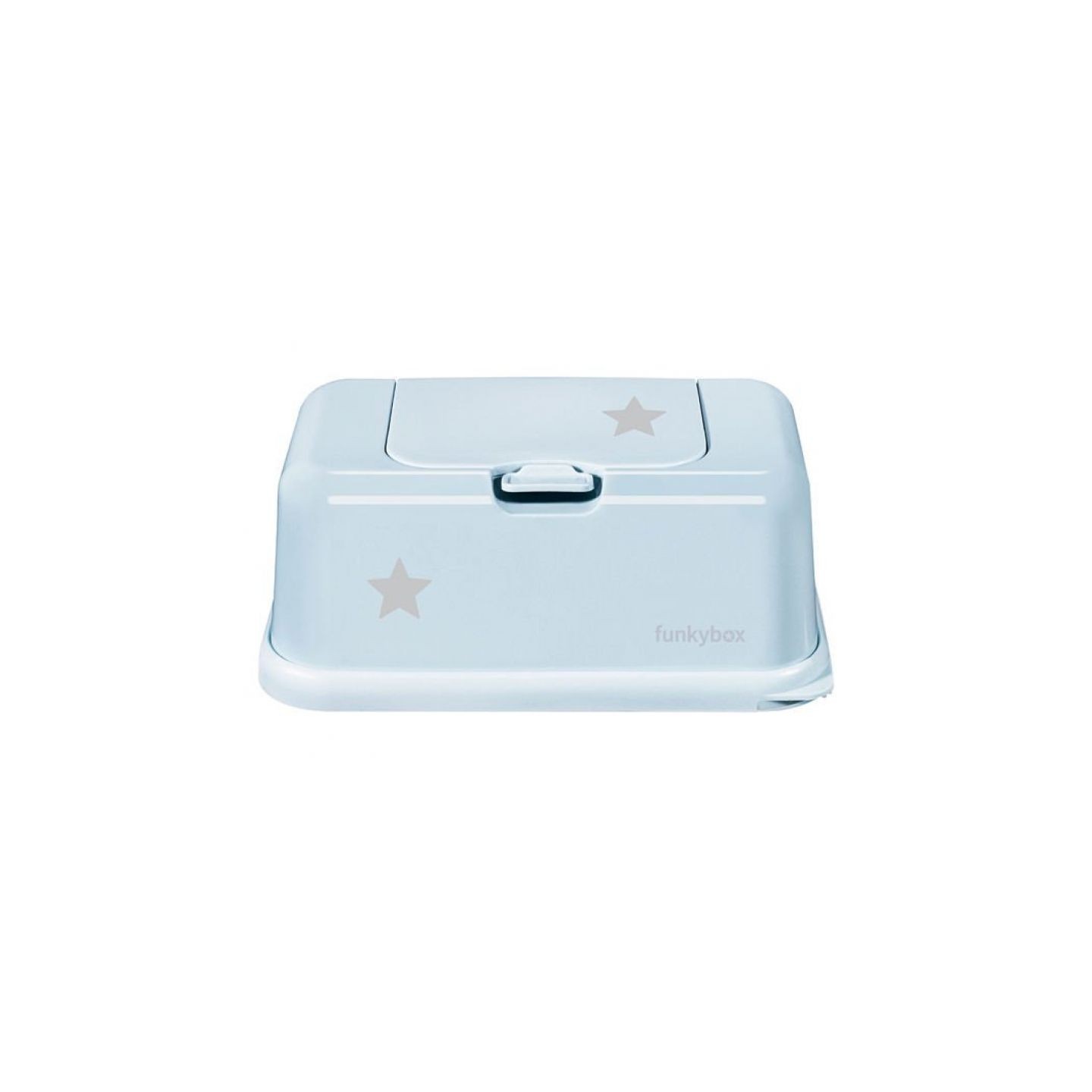 Porta Toallitas Húmedas Funkybox Celeste Estrellas