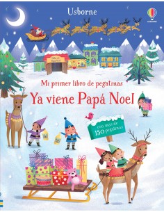 Mi primer libro de pegatinas - Ya viene Papa Noel