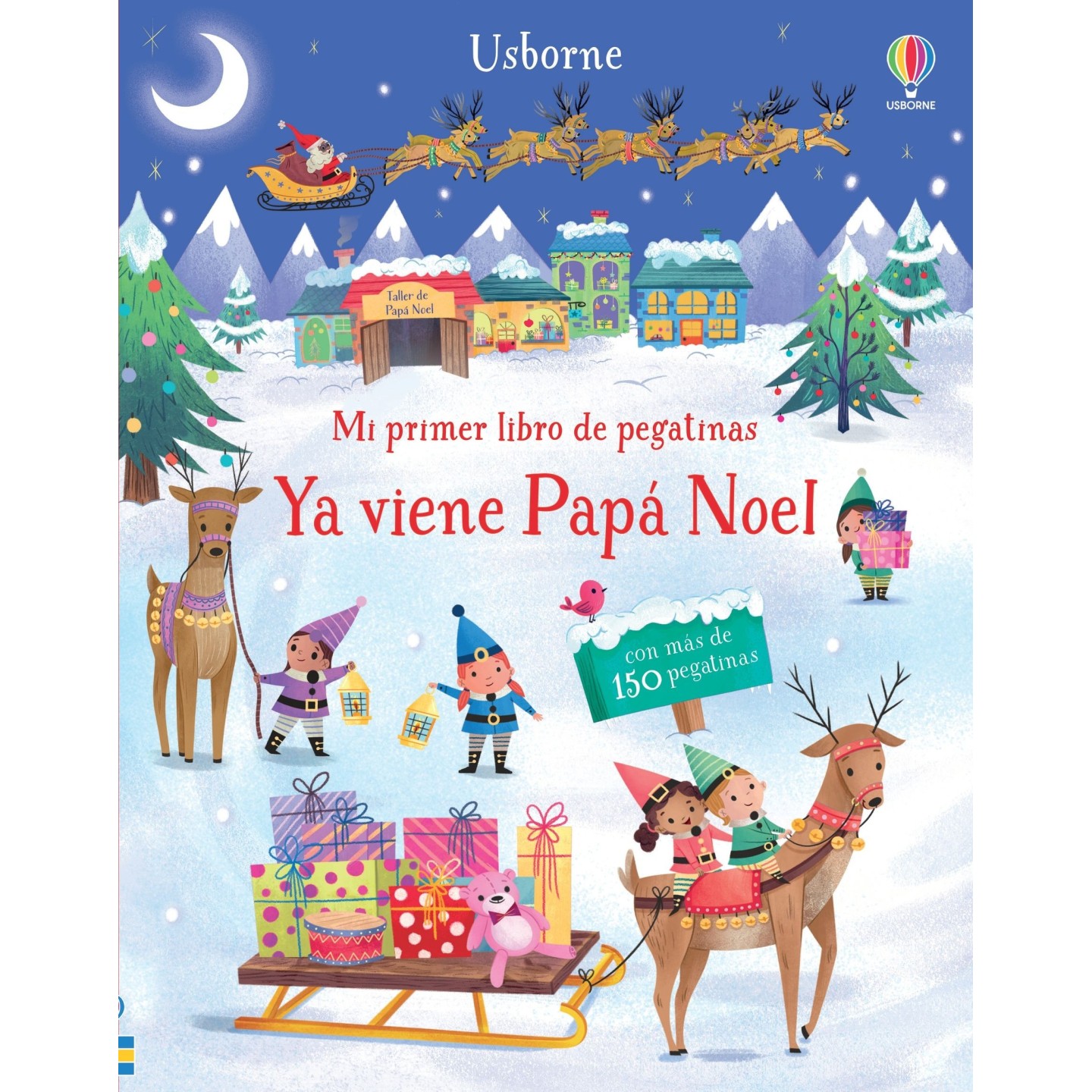Mi primer libro de pegatinas - Ya viene Papa Noel