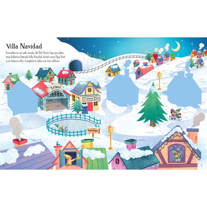 Mi primer libro de pegatinas - Ya viene Papa Noel