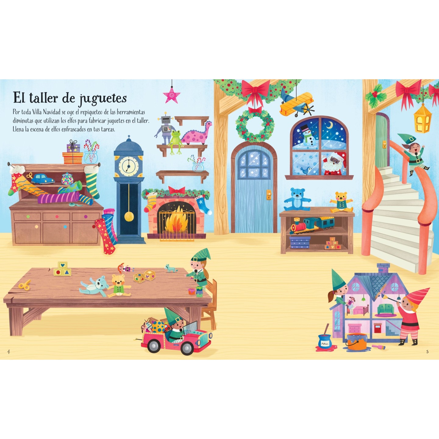 Mi primer libro de pegatinas - Ya viene Papa Noel