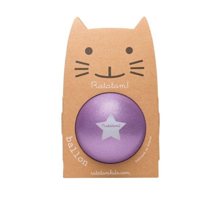 Pelota Glitter Púrpura 15 cms