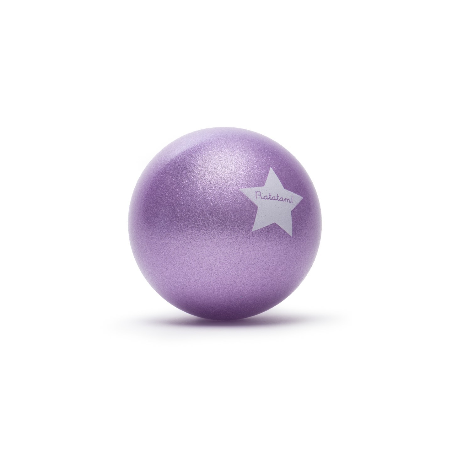 Pelota Glitter Púrpura 15 cms