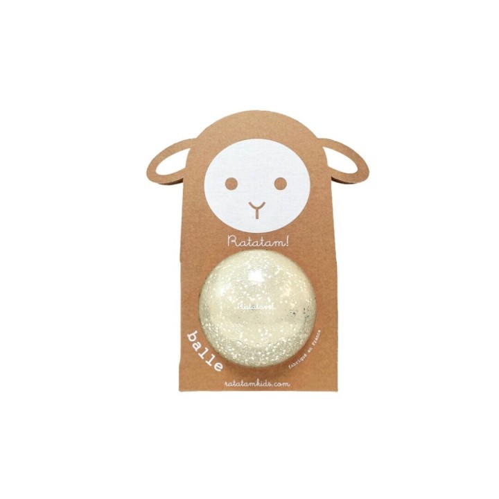 Pelota Bubble Plata 10 cms