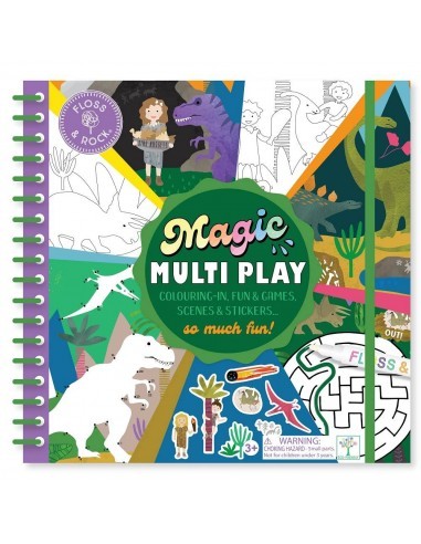 Cuaderno Water Multiplay Dinos