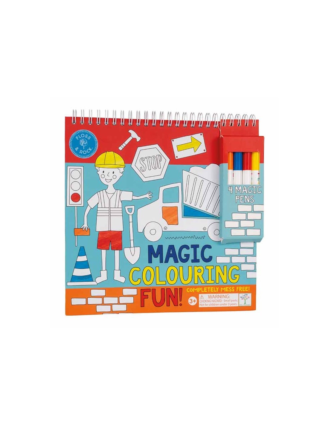 Cuaderno de Colorear Mágico - Construcción