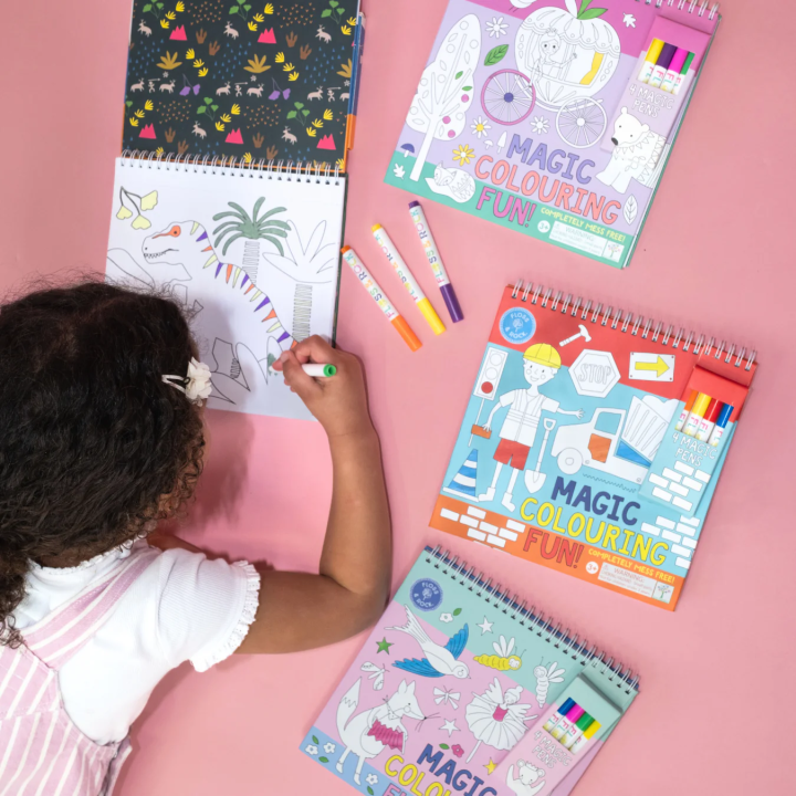 Cuaderno de Colorear Mágico - Construcción