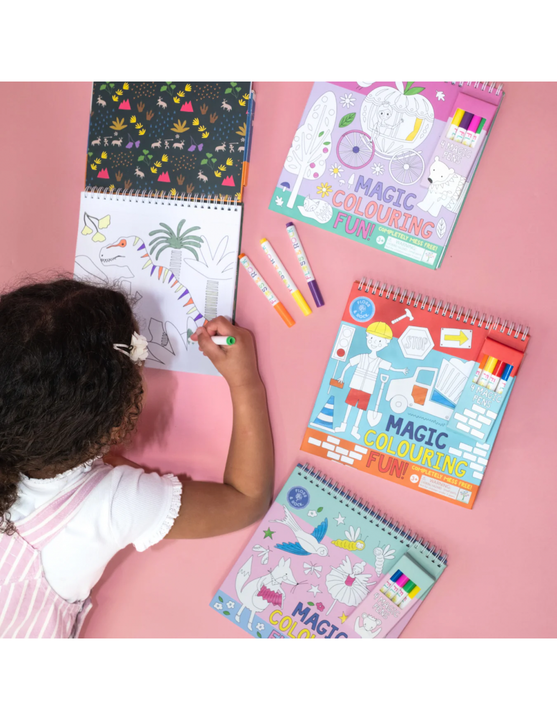 Cuaderno de Colorear Mágico - Construcción