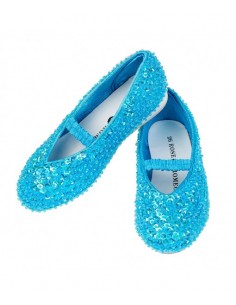 Zapato Lentejuelas Lily Azul