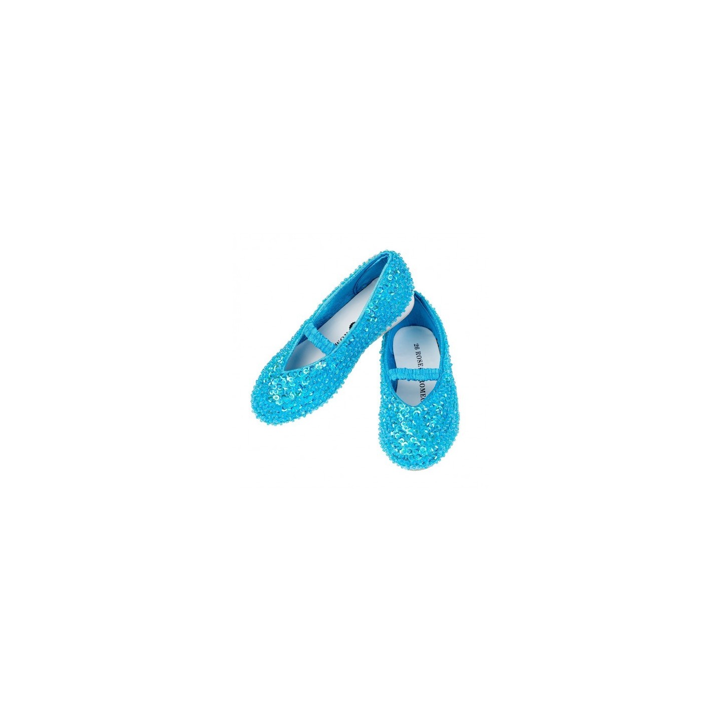 Zapato Lentejuelas Lily Azul