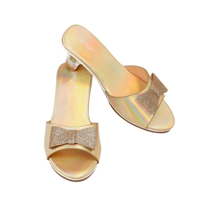 Sandalias con Tacón Dorado Annelle