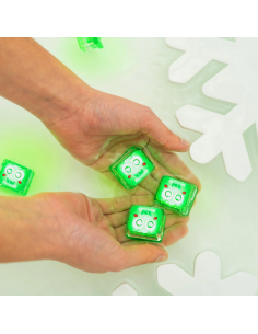Set 4 cubos con luz Glo Pals Navidad 2