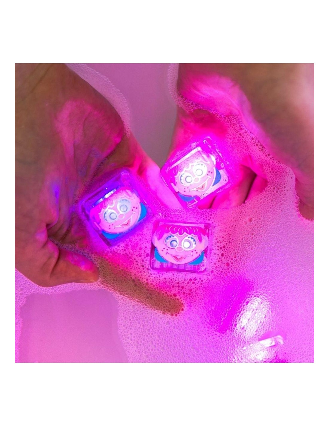 Set 4 cubos con luz Glo Pals Barrio Sesamo - Abby Cadabby