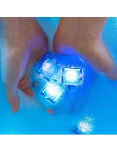 Set 4 cubos con luz Glo Pals Barrio Sesamo - El monstruo de las galletas 2
