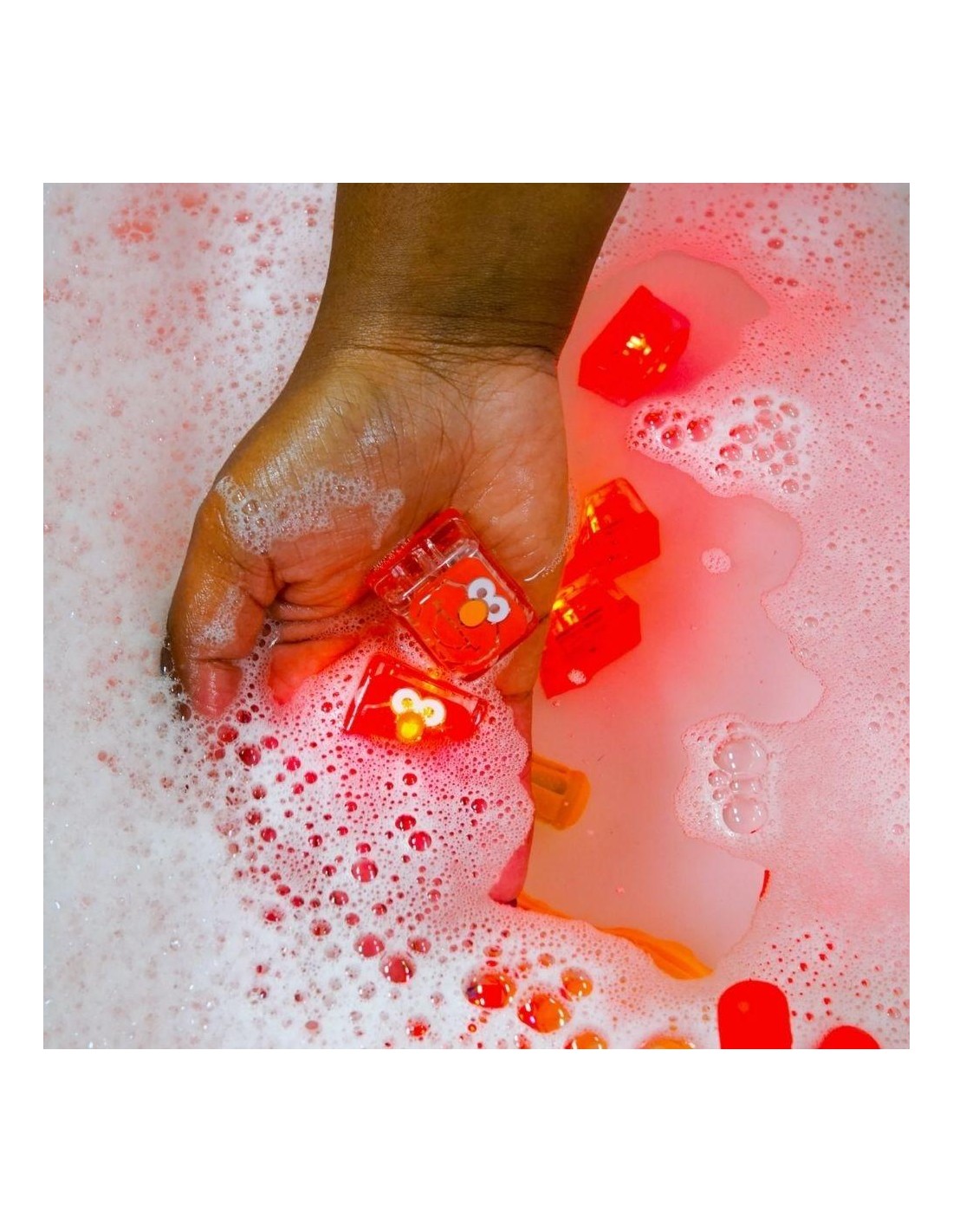 Set 4 cubos con luz Glo Pals Barrio Sesamo - Elmo