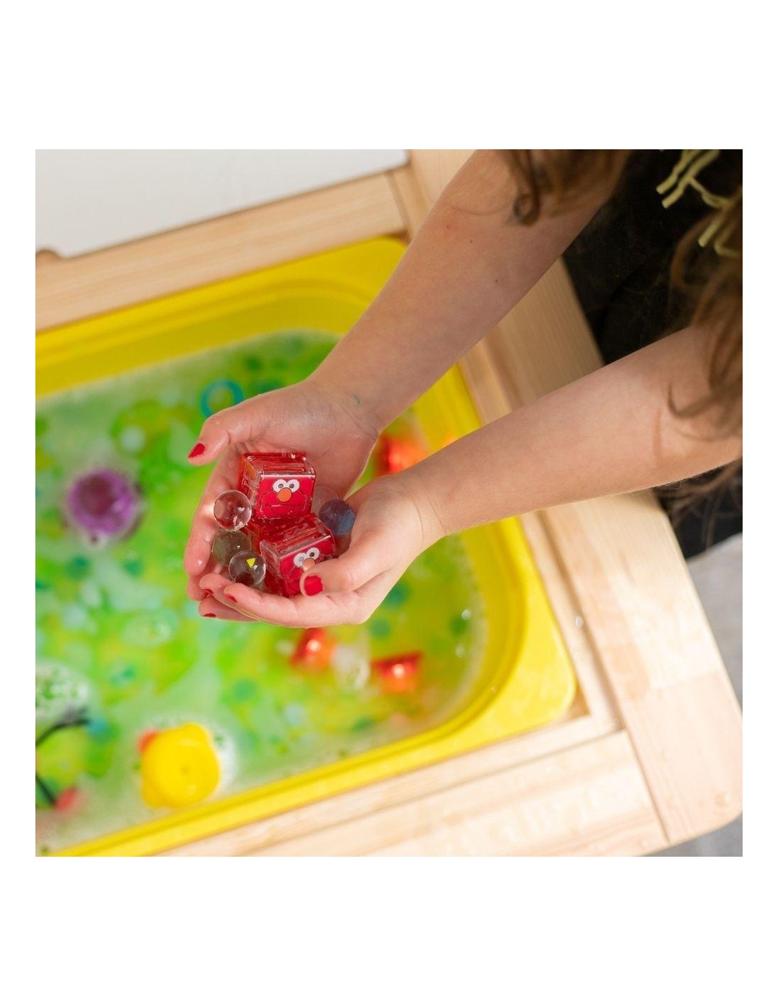Set 4 cubos con luz Glo Pals Barrio Sesamo - Elmo