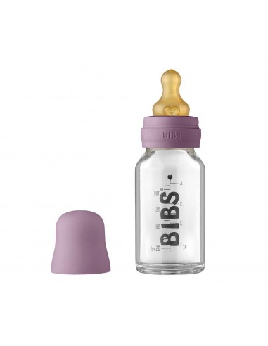 Biberón Cristal BIBS Mauve 110ml