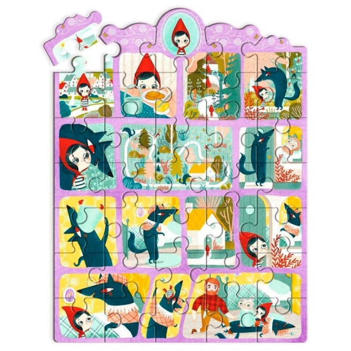 Puzle Cuento Caperucita Roja 35 Piezas