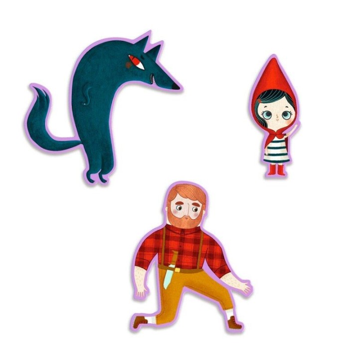 Puzle Cuento Caperucita Roja 35 Piezas