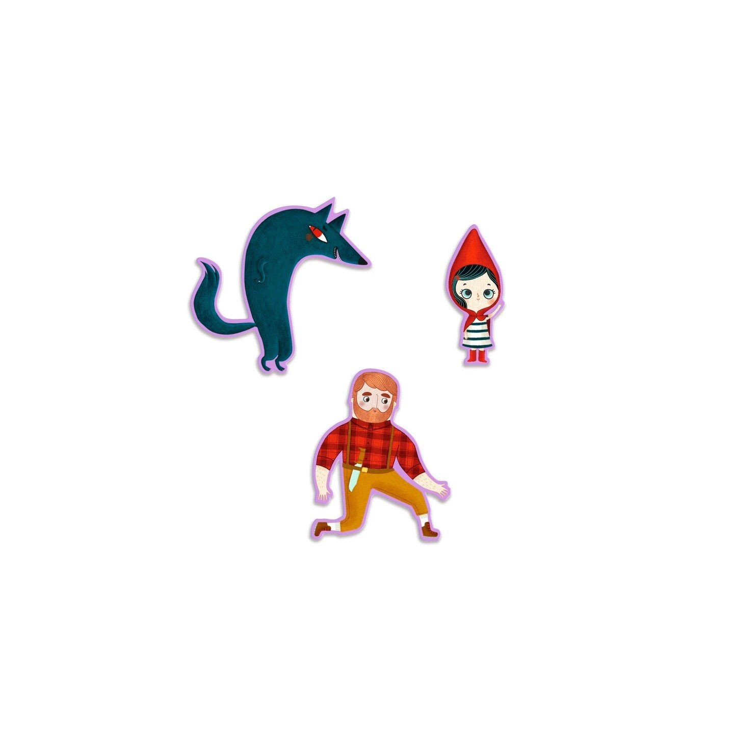Puzle Cuento Caperucita Roja 35 Piezas