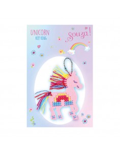 Set LLavero Bordado Unicornio